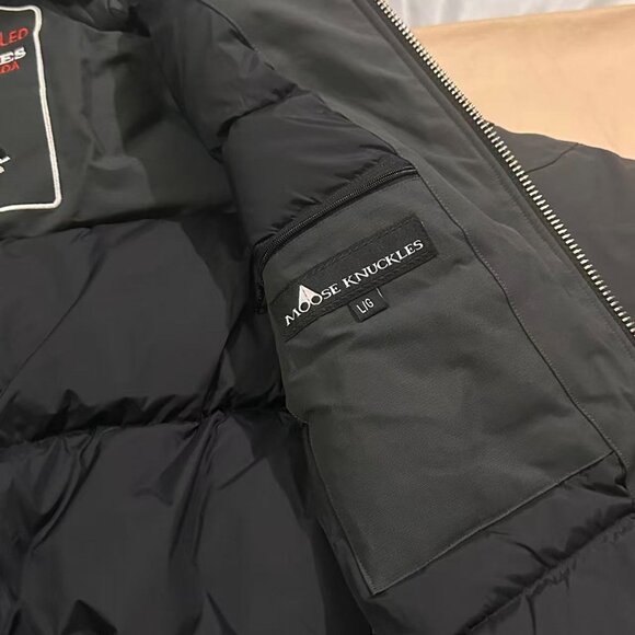 Moose Knuckles Original Stirling Men's Jacket In Black - Picture 3 of 9